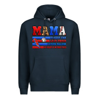 Navy baseball mama Premium Hoodie - Artiststas