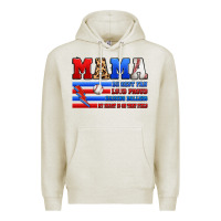 Oatmeal Heather baseball mama Premium Hoodie - Artiststas