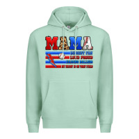 Seafoam baseball mama Premium Hoodie - Artiststas