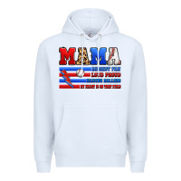 White baseball mama Premium Hoodie - Artiststas