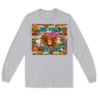 Moon Dust just a little moody long haired cow Long Sleeve Tee - Jasminsmagicworld