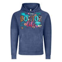 Vintage Denim doctor life Vintage Hoodie - Zillion Design Studio
