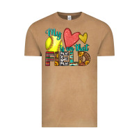 Vintage Camel my heart is on that field softball Vintage Tee - HRA Design Shop
