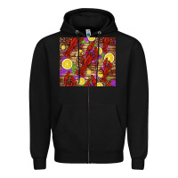 Black mardi gras crawfish and lemons Zipper Hoodie - Jasminsmagicworld