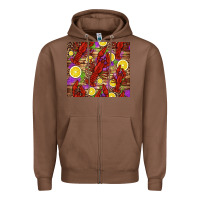 Chestnut mardi gras crawfish and lemons Zipper Hoodie - Jasminsmagicworld