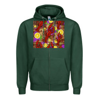 Sports Green mardi gras crawfish and lemons Zipper Hoodie - Jasminsmagicworld