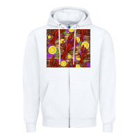 White mardi gras crawfish and lemons Zipper Hoodie - Jasminsmagicworld