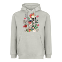 Moon Dust skeleton santa Heavyweight Hoodie - MaliasSmallBusiness