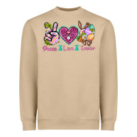 Mushroom Peace Love Easter Heavyweight Sweatshirt - Neo Western