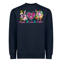 Navy Peace Love Easter Heavyweight Sweatshirt - Neo Western