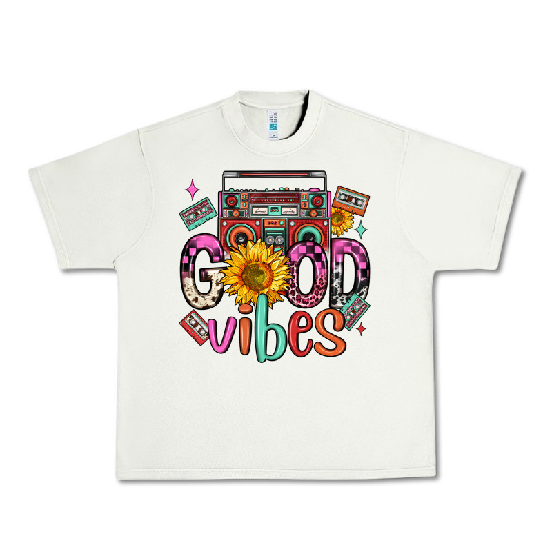 Good Vibes Cassette Boombox Urban Heavy Tee by FaDigitalArtStudio | Teevron