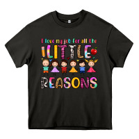 Asphalt i love my job for all the little reasons Heavy Core Tee - Artiststas