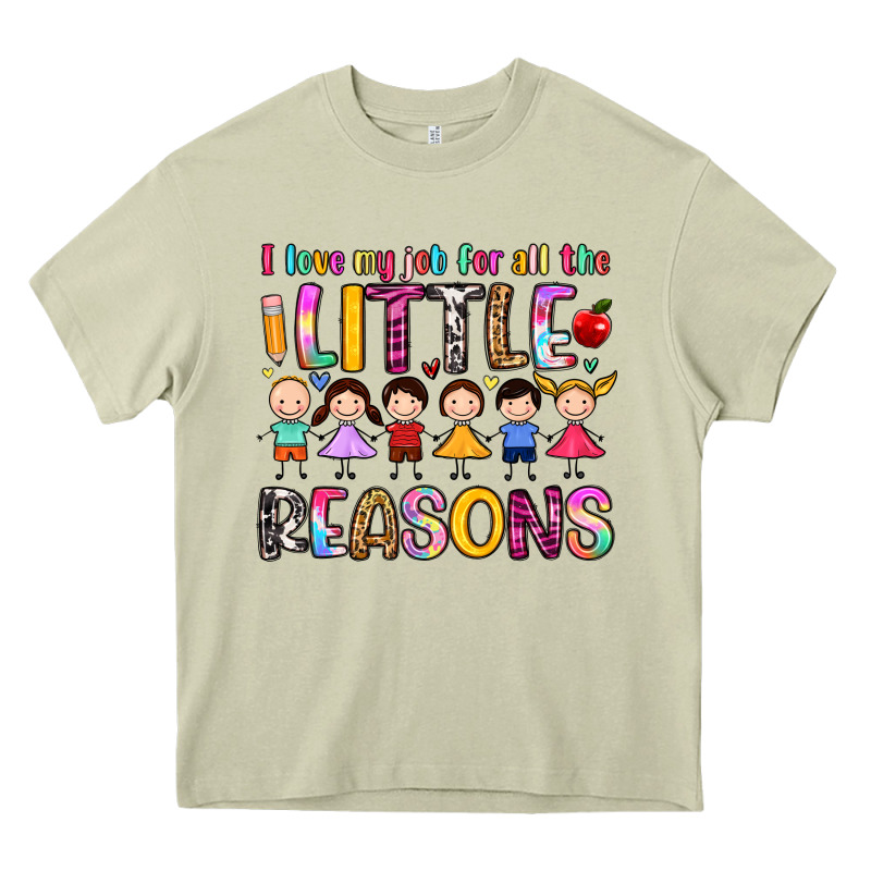 I Love My Job For All The Little Reasons Heavy Core Tee by Artiststas | Teevron