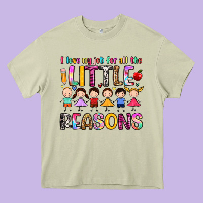 I Love My Job For All The Little Reasons Heavy Core Tee Designed By Artiststas