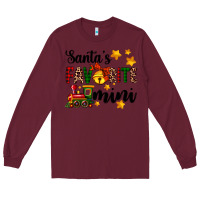 Burgundy santa's favorite mini Long Sleeve Tee - AdoDesignShop