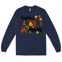 Navy santa's favorite mini Long Sleeve Tee - AdoDesignShop
