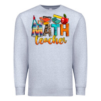 Heather Grey math teacher Premium Sweatshirt - NancyCooperArtShop