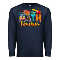 Navy math teacher Premium Sweatshirt - NancyCooperArtShop