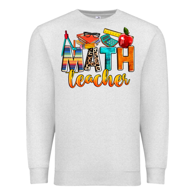 Math Teacher Premium Sweatshirt by NancyCooperArtShop | Teevron