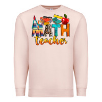 Pale Pink math teacher Premium Sweatshirt - NancyCooperArtShop