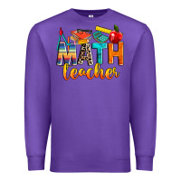 Purple math teacher Premium Sweatshirt - NancyCooperArtShop