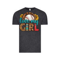 Vintage Black love my girl baseball Vintage Tee - HRA Design Shop