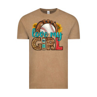 Vintage Coffee love my girl baseball Vintage Tee - HRA Design Shop