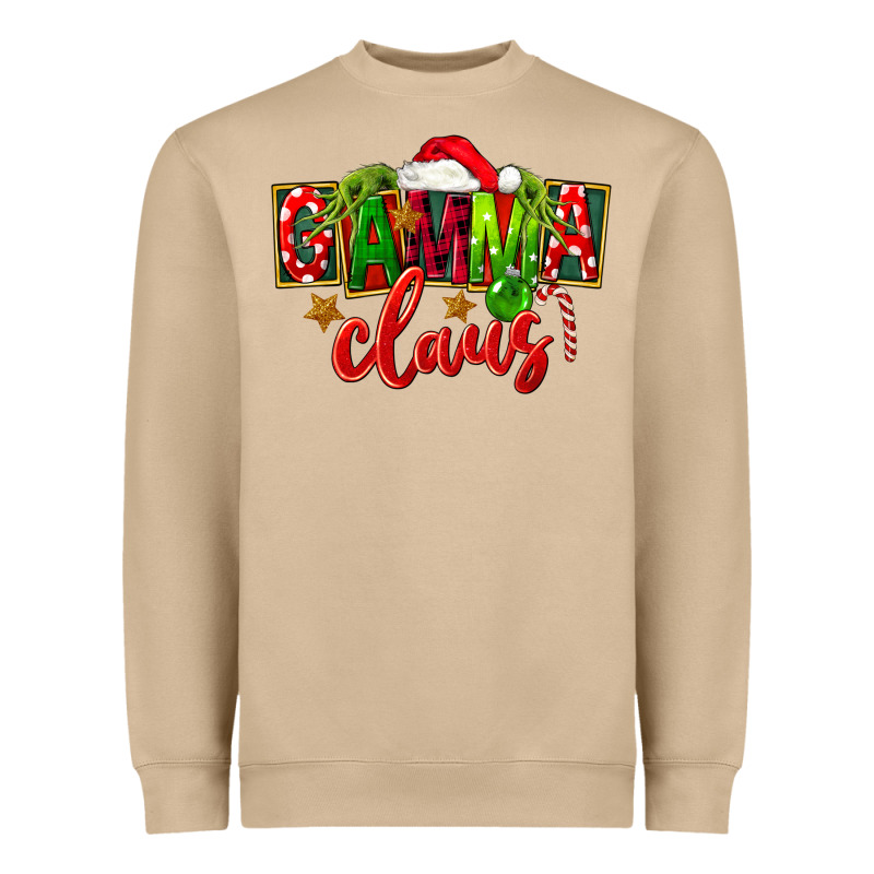 Christmas Gamma Claus Heavyweight Sweatshirt by FaDigitalArtStudio | Teevron