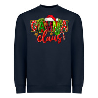 Navy christmas gamma claus Heavyweight Sweatshirt - FaDigitalArtStudio
