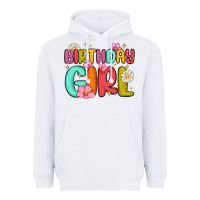 White birthday girl Heavyweight Hoodie - MaliasSmallBusiness