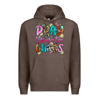 Coffee pray through the chaos Premium Hoodie - Artiststas