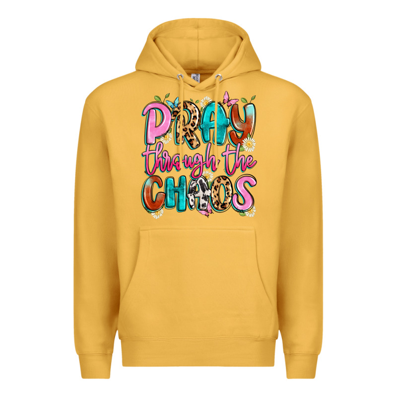 Pray Through The Chaos Premium Hoodie by Artiststas | Teevron