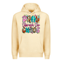 Pina Colada pray through the chaos Premium Hoodie - Artiststas