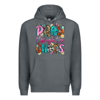 Rock pray through the chaos Premium Hoodie - Artiststas