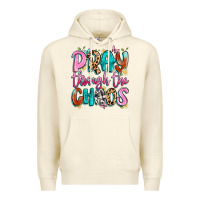 Sandshell pray through the chaos Premium Hoodie - Artiststas