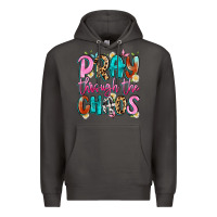 Smoke pray through the chaos Premium Hoodie - Artiststas