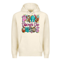 Tofu pray through the chaos Premium Hoodie - Artiststas