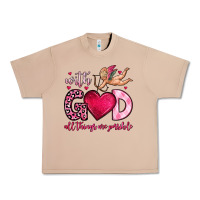 Burro with god all things are possible Urban Heavy Tee - OliviaCreatesArt