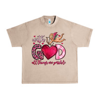 French Oak with god all things are possible Urban Heavy Tee - OliviaCreatesArt