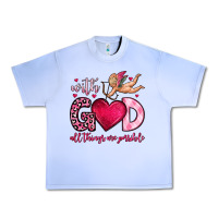 Grape Ice with god all things are possible Urban Heavy Tee - OliviaCreatesArt