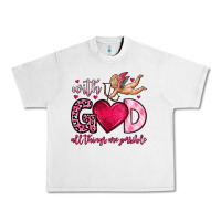 Lunar Rock with god all things are possible Urban Heavy Tee - OliviaCreatesArt