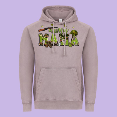 Army Mama Vintage Hoodie Designed By Zillion Design Studio