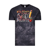 Cloud Black my class is full of sweet hearts Vintage Tee - RacoonDesign