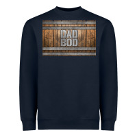 Navy dad bod whiskey barrel skinny metal can holder Heavyweight Sweatshirt - HRA Design Shop