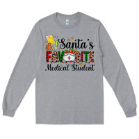 Heather Grey santa's favorite medical student Long Sleeve Tee - AdoDesignShop