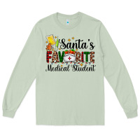 Matcha santa's favorite medical student Long Sleeve Tee - AdoDesignShop
