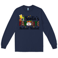 Navy santa's favorite medical student Long Sleeve Tee - AdoDesignShop