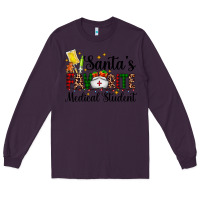 Plum santa's favorite medical student Long Sleeve Tee - AdoDesignShop