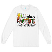 White santa's favorite medical student Long Sleeve Tee - AdoDesignShop