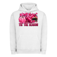 Tis' The Season Football Breast Cancer Urban Hoodie | Teevron